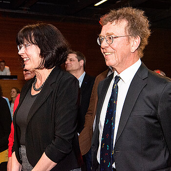 Beate und Martin Keeser genießen den Abschiedsabend.