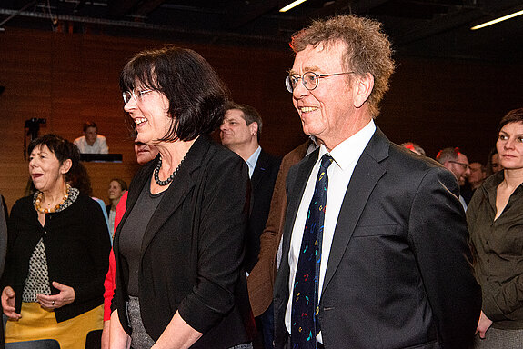 Beate und Martin Keeser genießen den Abschiedsabend.