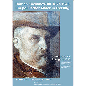 Plakat der Ausstellung Roman Kochanowski 2010