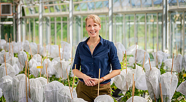 Brigitte Poppenberger, Professorin für Biotechnologie gartenbaulicher Kulturen. (Foto:  A. Heddergott / TUM)