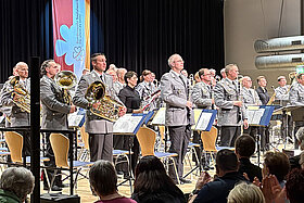 Das Gebirgsmusikkorps der Bundeswehr aus Garmisch-Partenkirchen.