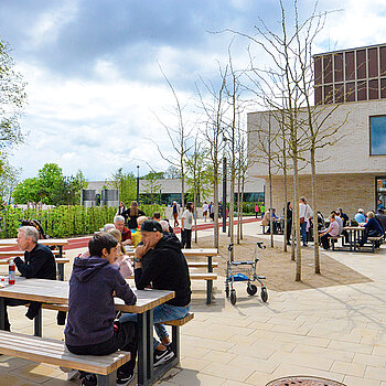 Schulen am SteinPark am Tag der offenen Tür. (Foto: Stadt Freising)