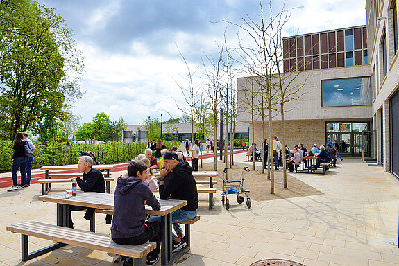 Schulen am SteinPark am Tag der offenen Tür. (Foto: Stadt Freising)