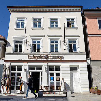 Fassade Untere Hauptstraße 43. (Foto: Stadt Freising)