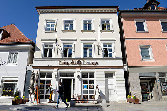 Fassade Untere Hauptstraße 43. (Foto: Stadt Freising)