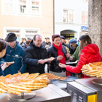 Die Pizzeria Amici sorgt dafür, dass sich die Gäste stärken können. (Foto: Stadt Freising)