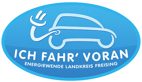 Logo Aktion Ich fahr voran Energiewende Landkreis Freising