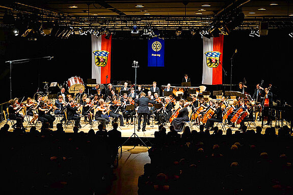 Die Luitpoldhalle als Konzertsaal - hier eine Aufführung des Freisinger Symphonieorchesters.